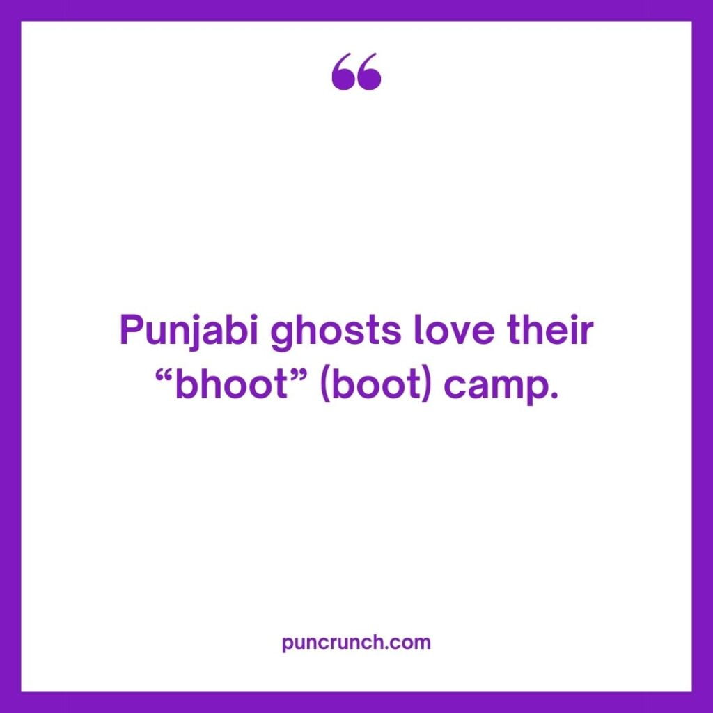 Punjabi ghosts love their bhoot boot camp