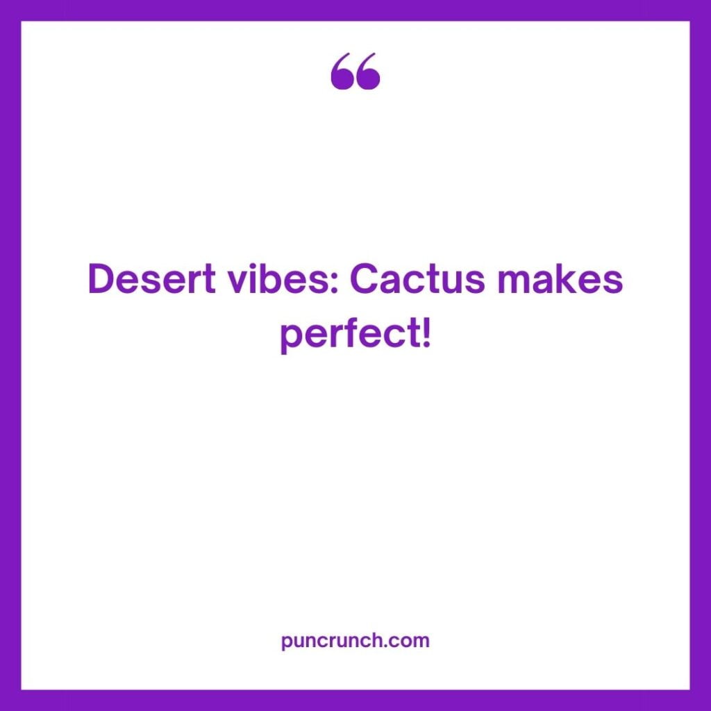 Desert vibes Cactus makes perfect