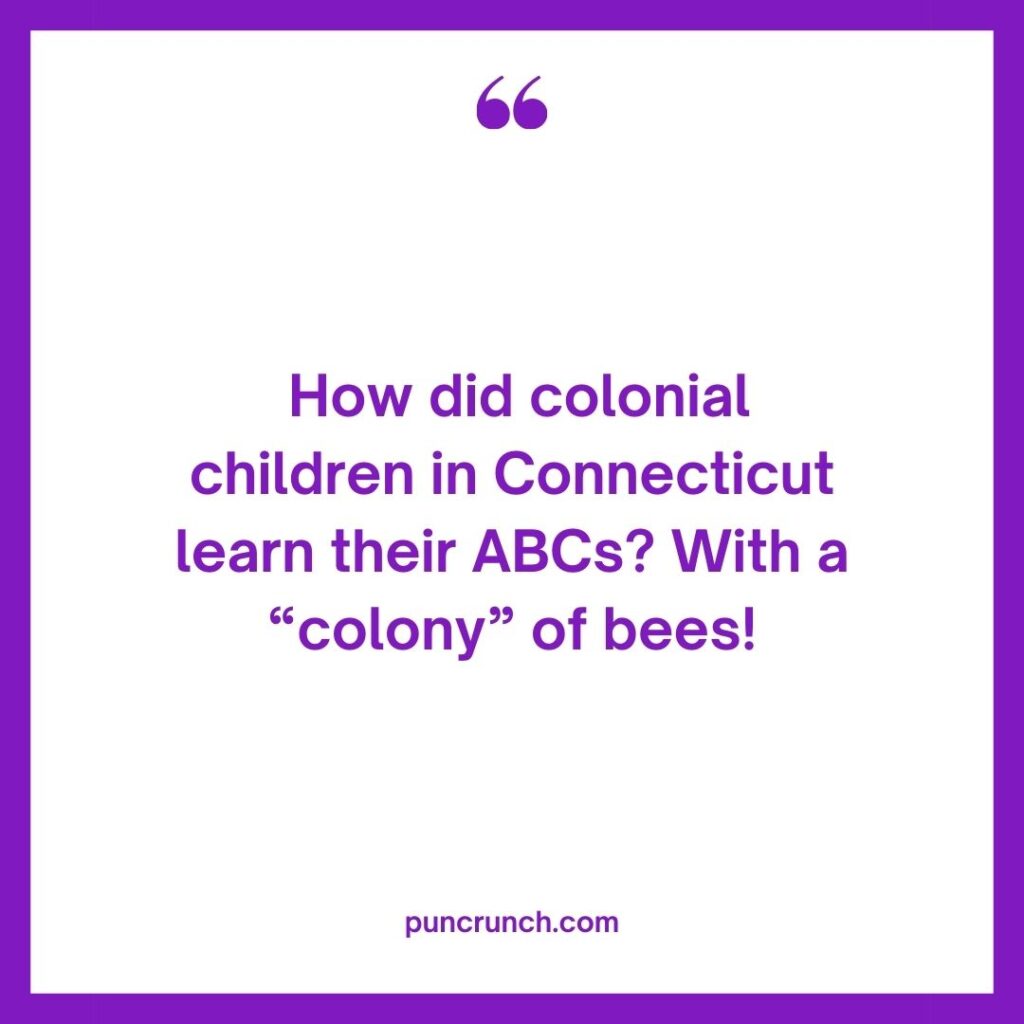 How did colonial children in Connecticut learn their ABCs